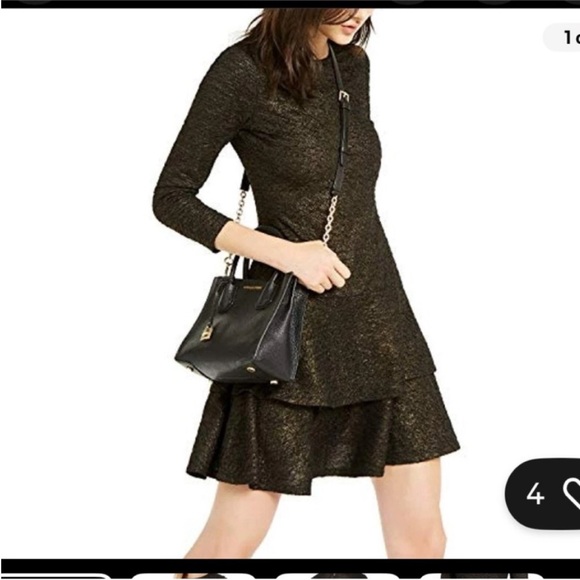 Black Michael Kors Dress Ruffle Michael kors dress - Picture 7 of 9